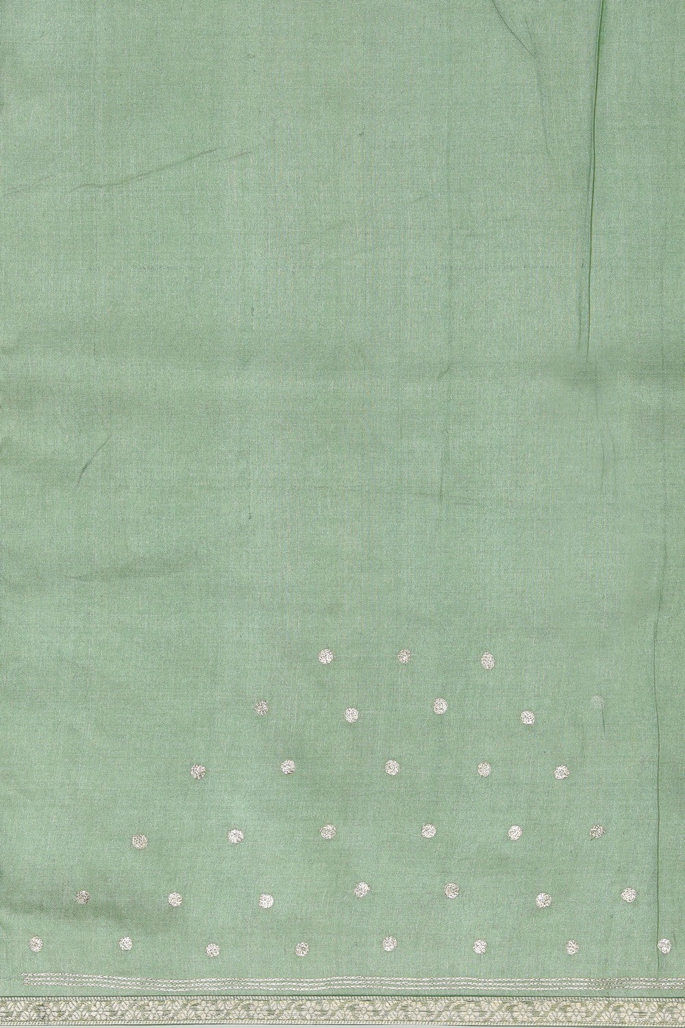 Image of Kora Silk Sage Green Saree